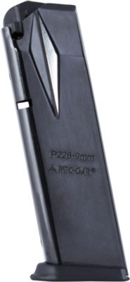 Mec-Gar Magazine Sig P228 9Mm Luger 15Rd Blued