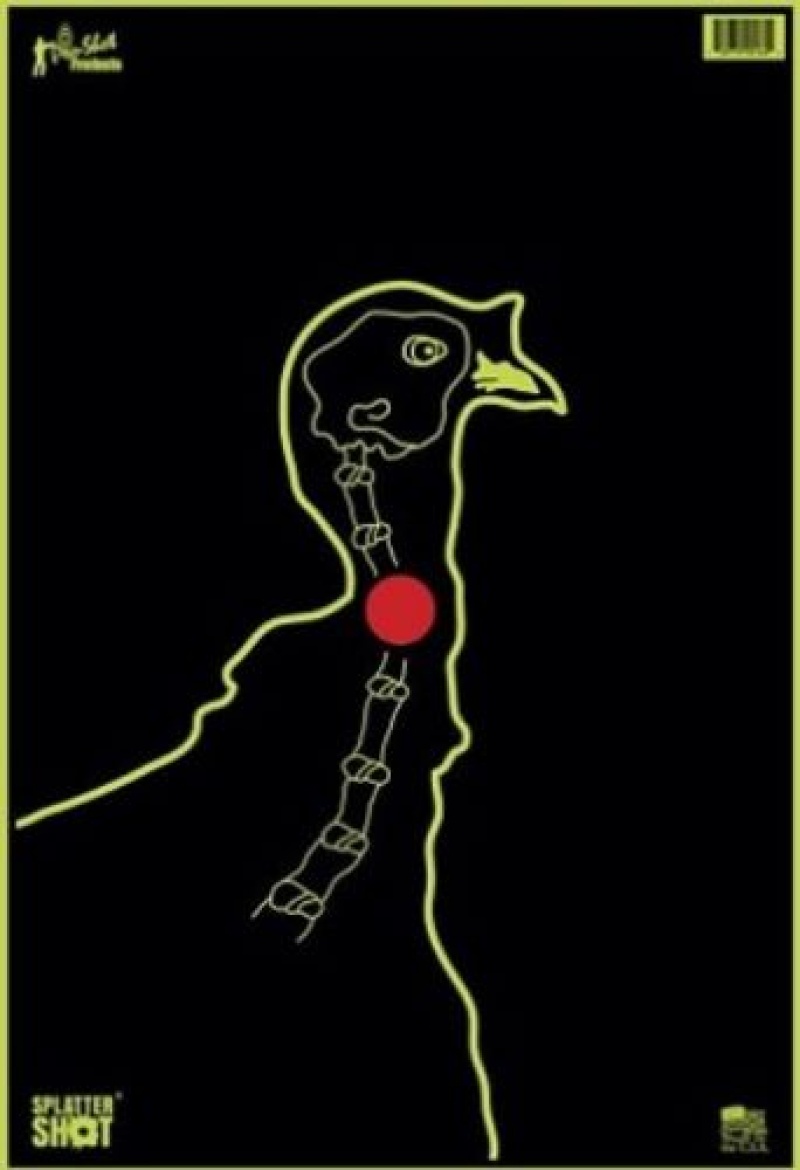 Splatter Shot Target 12\"X18\" Turkey 8Pk