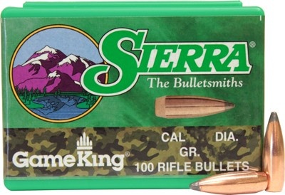 Sierra Bullets .22 Cal .224 55Gr Sp-Bt 100Ct