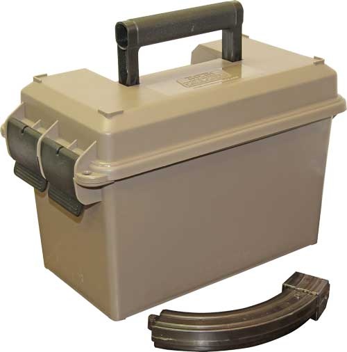 Mtm 10\/22 Extended Mag Can Dark Earth Holds 12 10\/22 Mags
