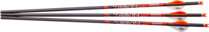 Ravin Xbow Arrow Carbon W\/2\" Offset Vanes 400Gr .003\" 3Pk