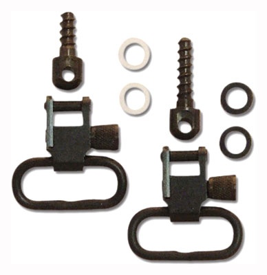 Grovtec Swivel Set With Two Wood Screw & Spacers Black