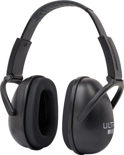 Ultrx Sound Blocker Passive Earmuff Black 23Db