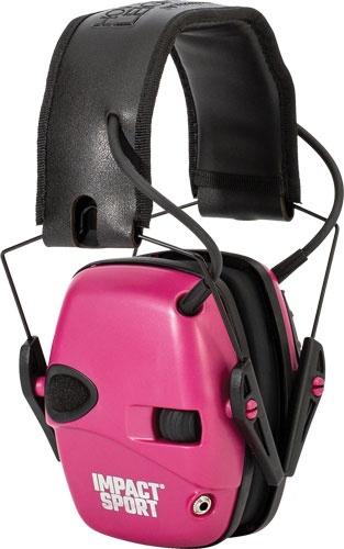 Howard Leight Impact Sport Youth Electronic Muff Pink
