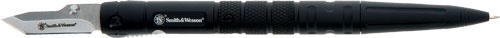 S&W Folding Pen Knife 1.6\" Bld 7.6\" Long Aluminum Black