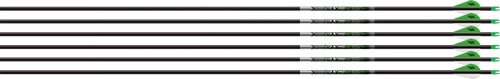 Easton Axis 5Mm 340 W\/ Halfout 6-Pack W\/ 2\" Blazer Vanes