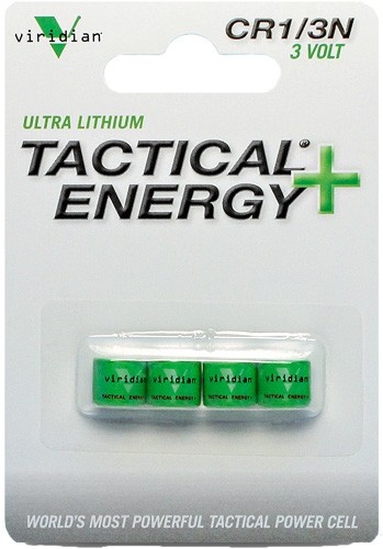 Viridian Lithium Battery 1/3N 4-Pack Fits Reactor