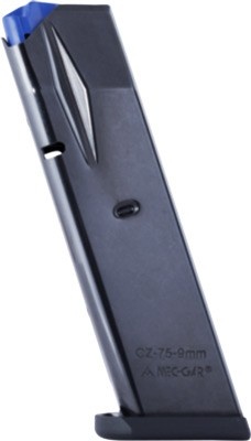 Mec-Gar Magazine Cz 75B 9Mm Luger 10Rd Blued