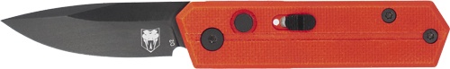 Cobratec Stinger Folder 1.9\" Red\/Black D2 Blade Sd Button