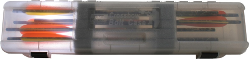 Mtm Crossbolt Case Holds 12 Bolts Up To 23\" Clear Smoke