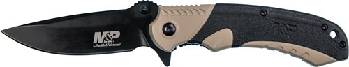 S&W Knife M&P M2.0 Ultra Glide 2.75\" Folding Blade Black\/Fde