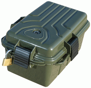Mtm Survivor Dry Box Large 10"X7"x5" Forest Green