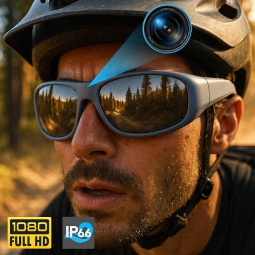 Orca HD Video Recording Waterproof Sport Camera Sunglasses