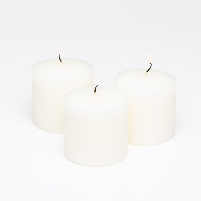 Richland Votive Candles Unscented Light Ivory 10 Hour Set Of 12