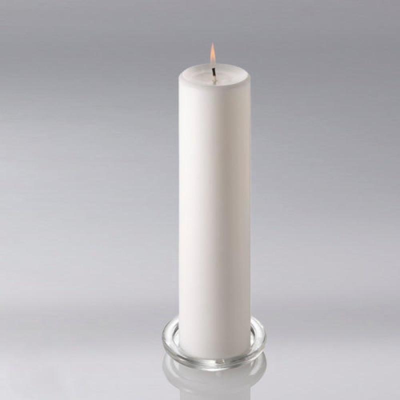 Richland Pillar Candle 3"X12" White
