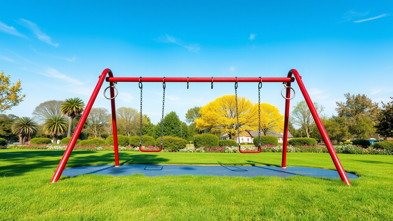 Swing Set with Monkey Bars