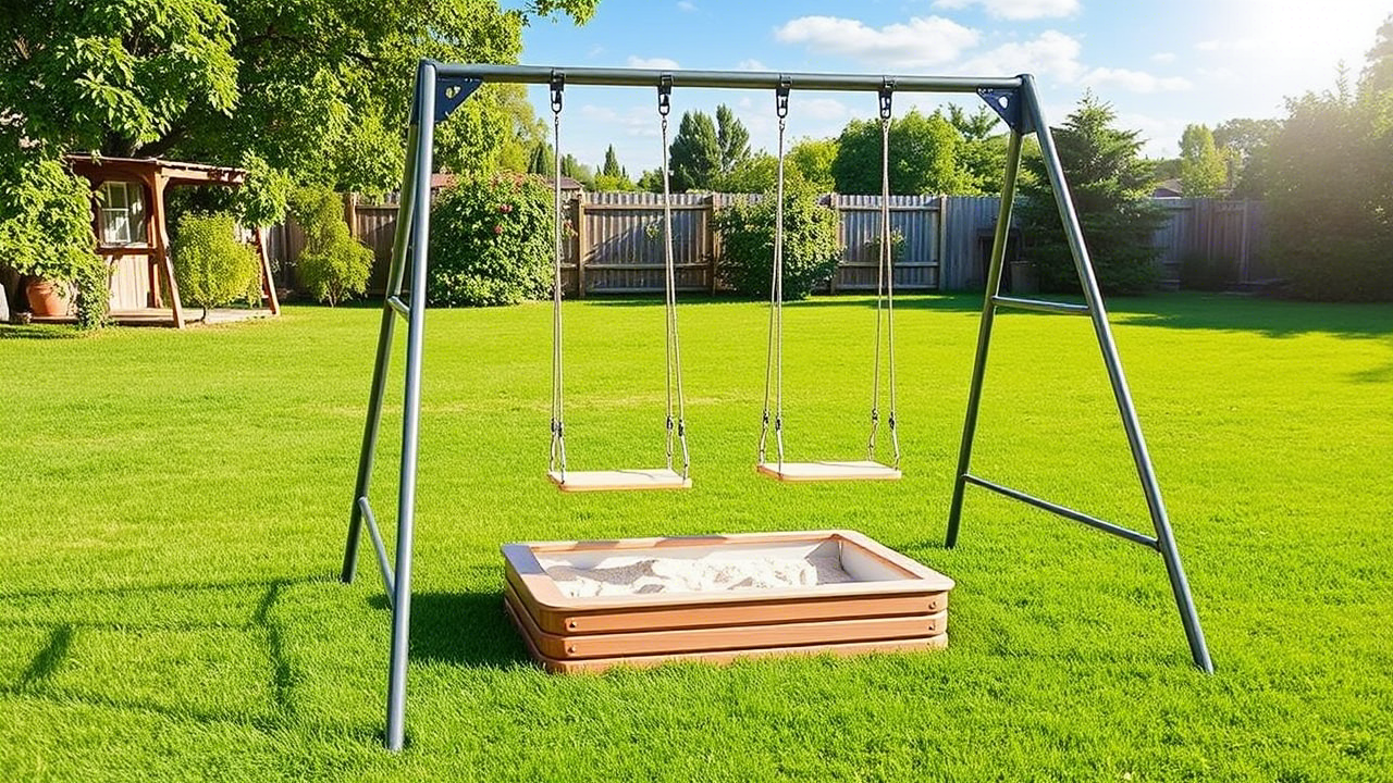 10 ft swing set