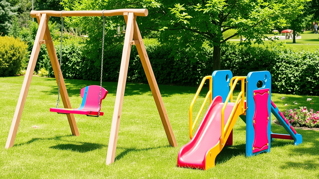 swing and slide