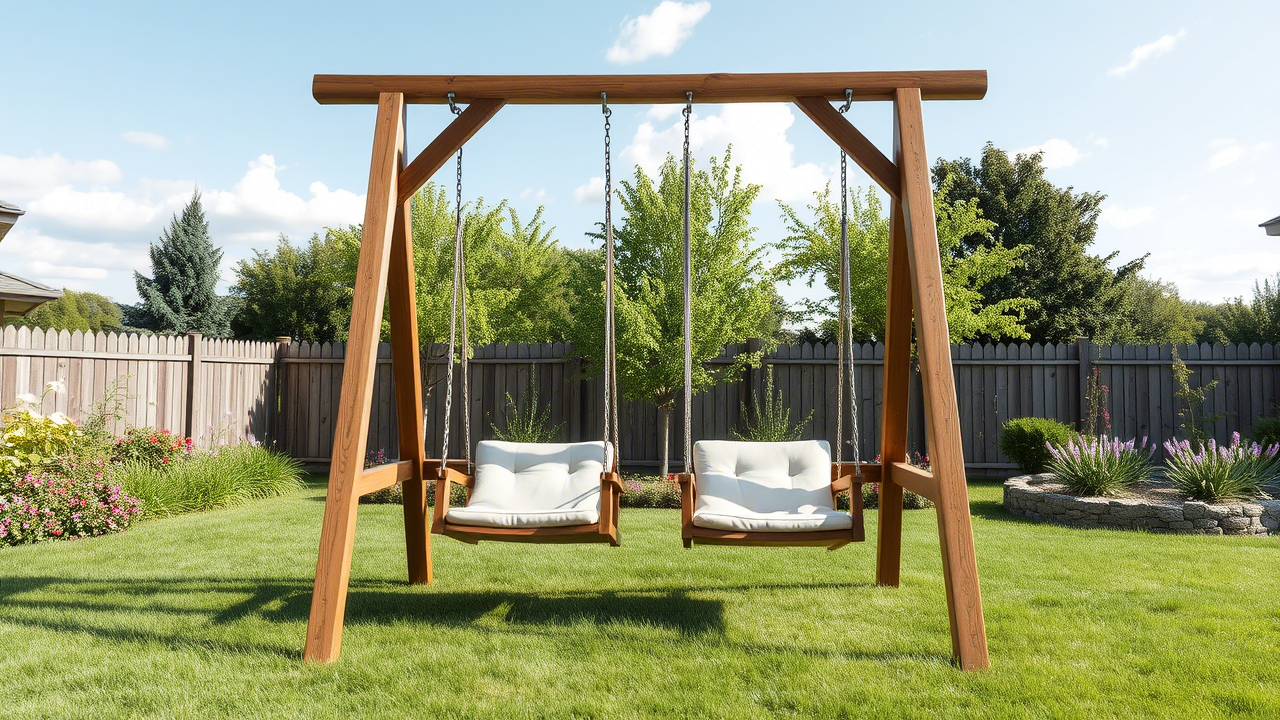 indoor outdoor swing set