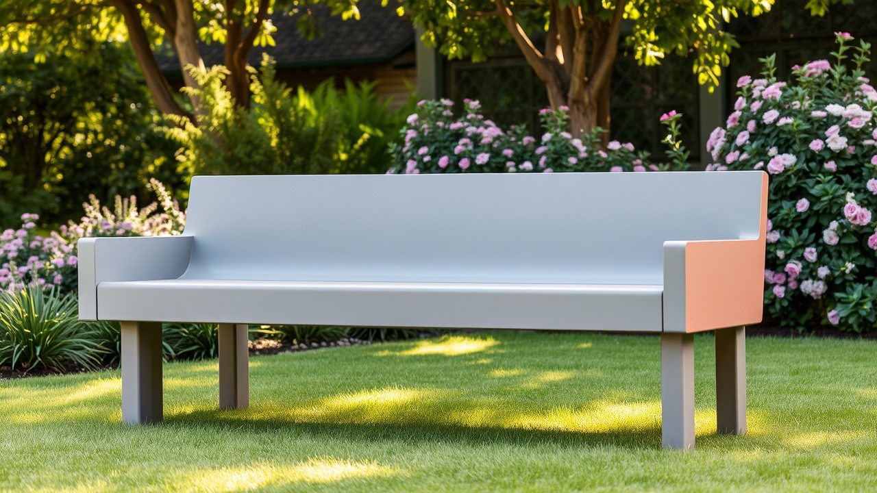 Recycled Plastic Garden Bench