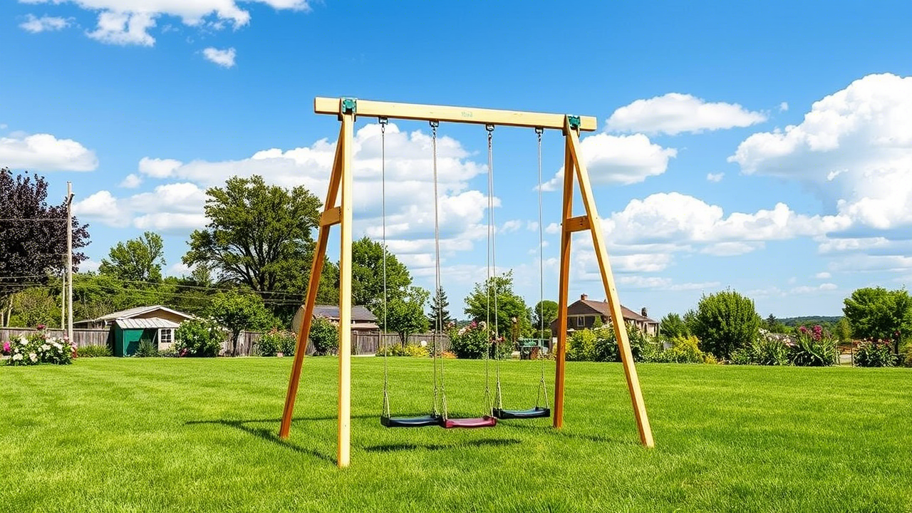 tall swing set