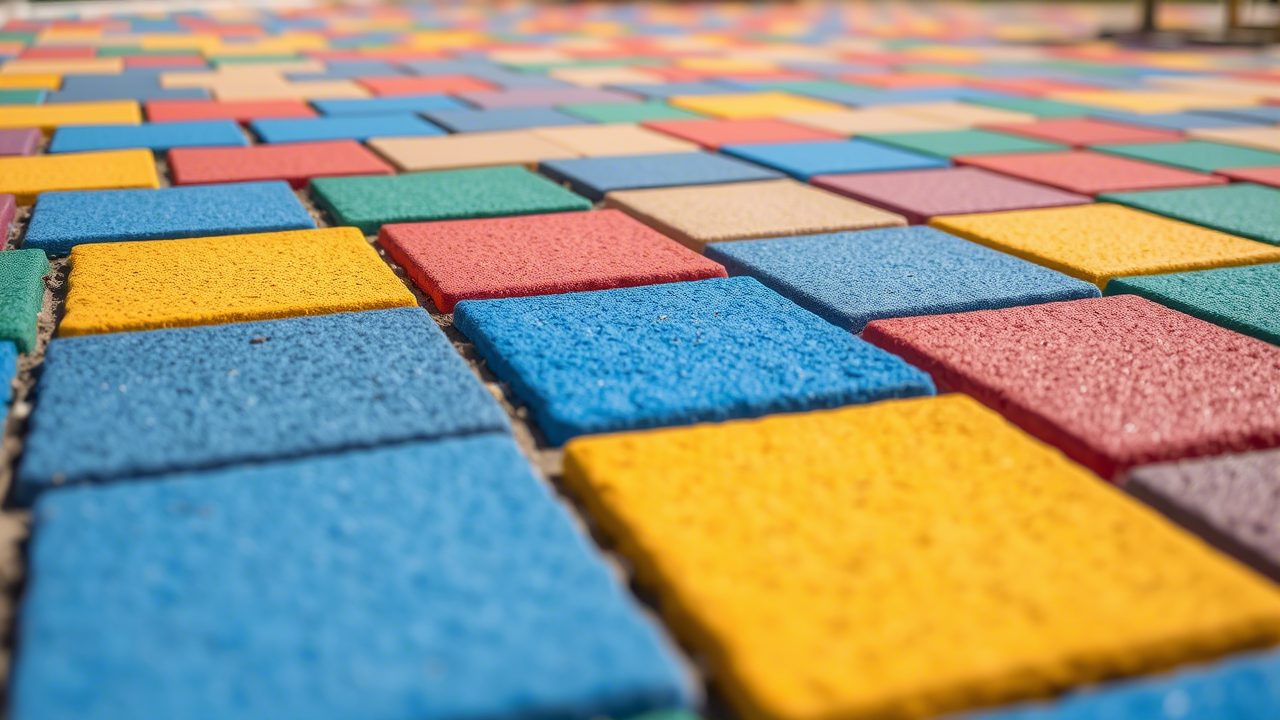 Rubber Squares Outdoor