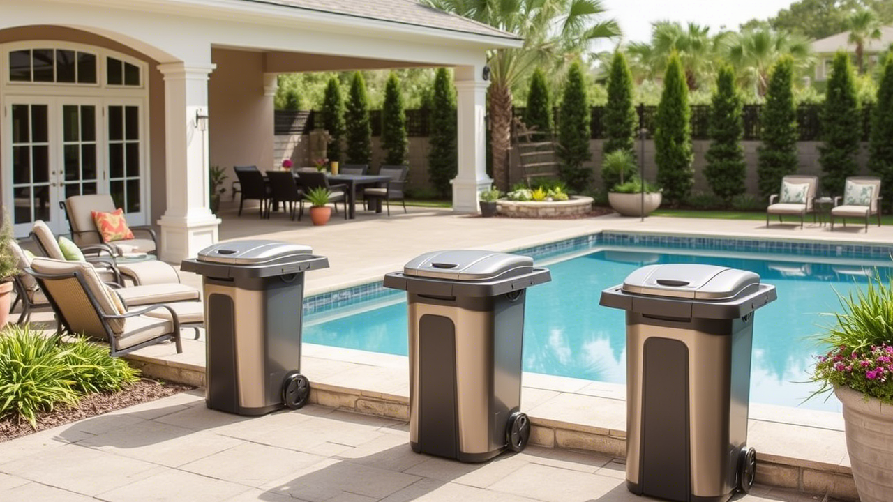 Large Outdoor Garbage Cans