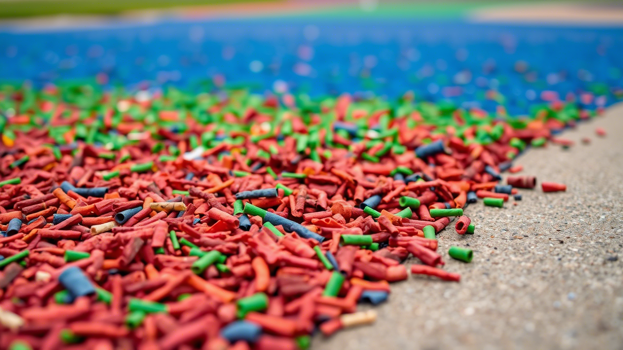 Colored Rubber Mulch