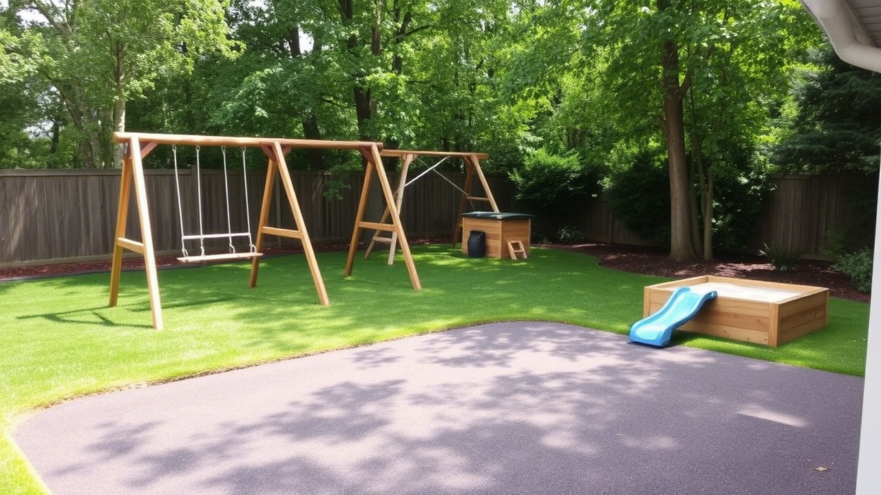 diy backyard play area