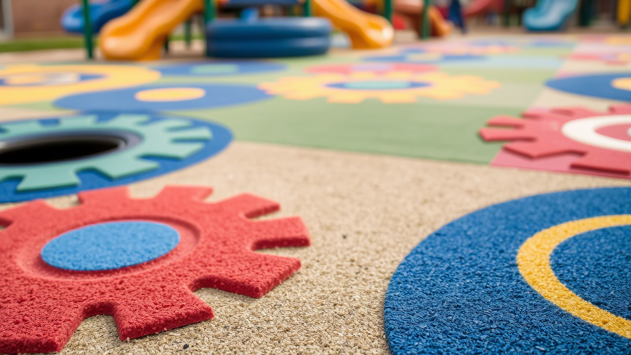 Recycled Tires for Playground 